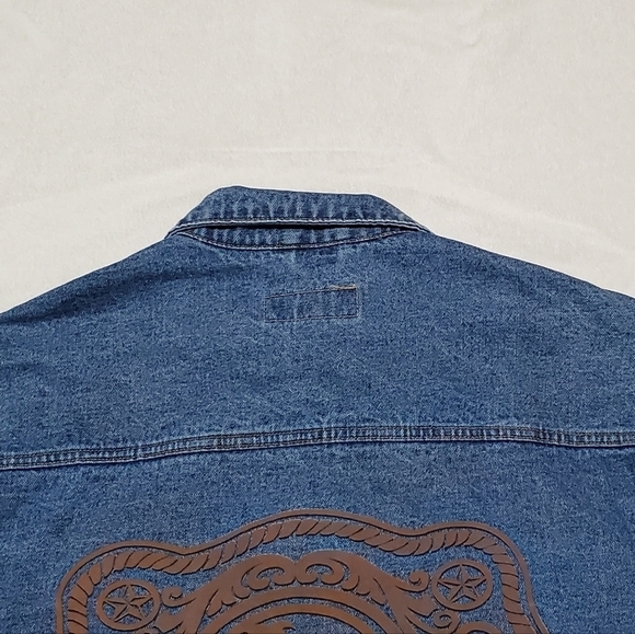 ALAN Jackson SIGNED Vintage Denim Trucker Jacket Country Music Legend Signature - Picture 7 of 10